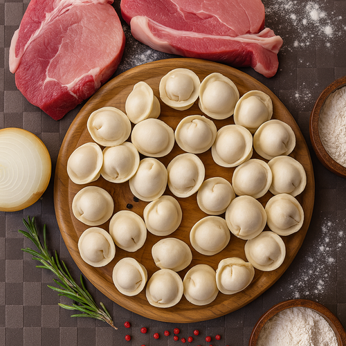 Beef and Pork Pelmeni