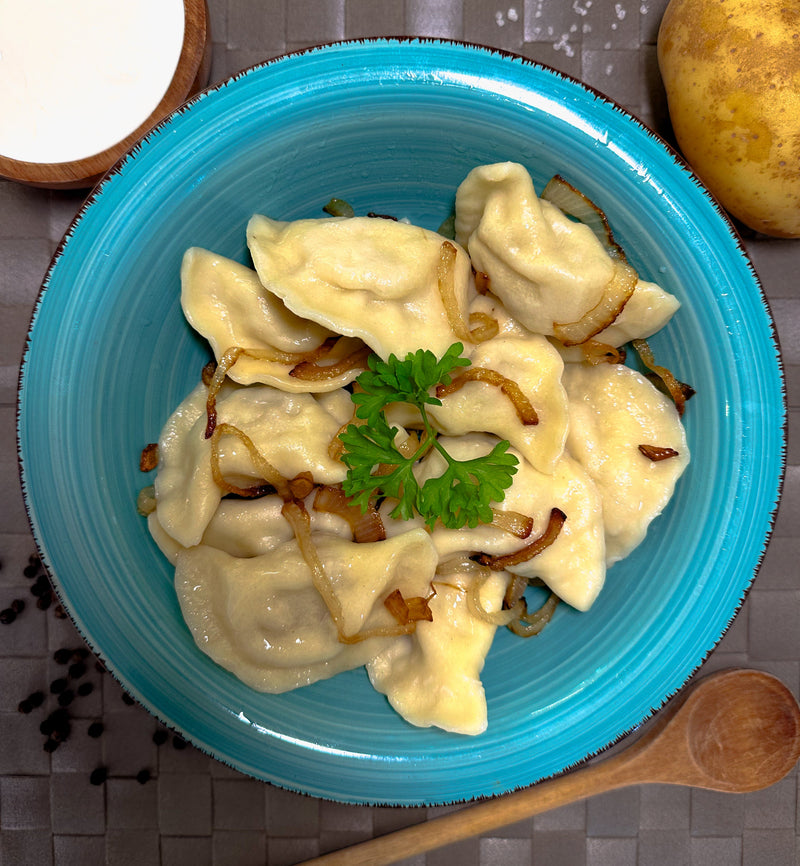 Купить вареники с картофелем и белыми грибами в Берлине — вкус настоящего леса от Pelmeni Berlin