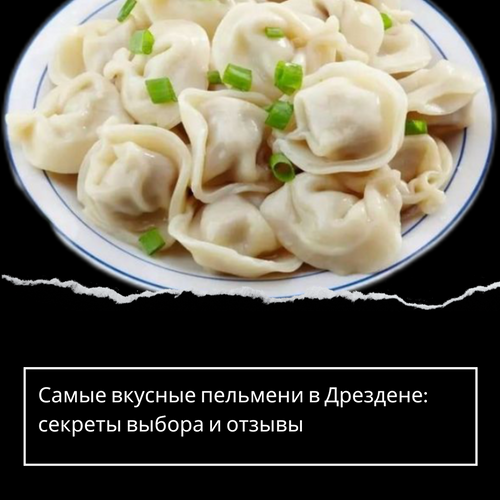 Самые вкусные пельмени в Дрездене: секреты выбора и отзывы