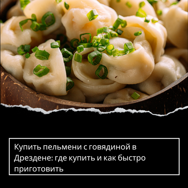 Купить пельмени с говядиной в Дрездене: где купить и как быстро приготовить