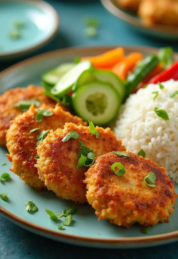 Chicken Patties with Cheese