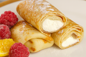 Blini with cottage cheese 8 pcs