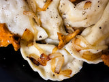 Вареники с картофелем и белыми грибами 